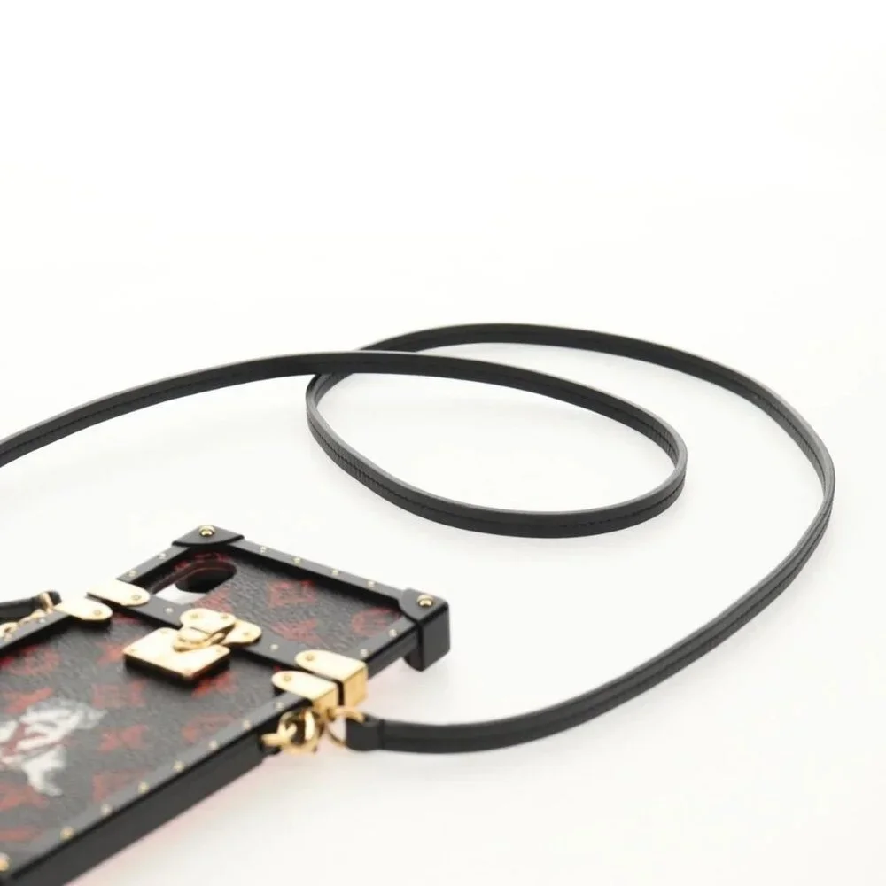 LOUIS VUITTON Catgram iPhone X iPhone XS Eye Trunk iPhone M63891 LV Auth 128518M